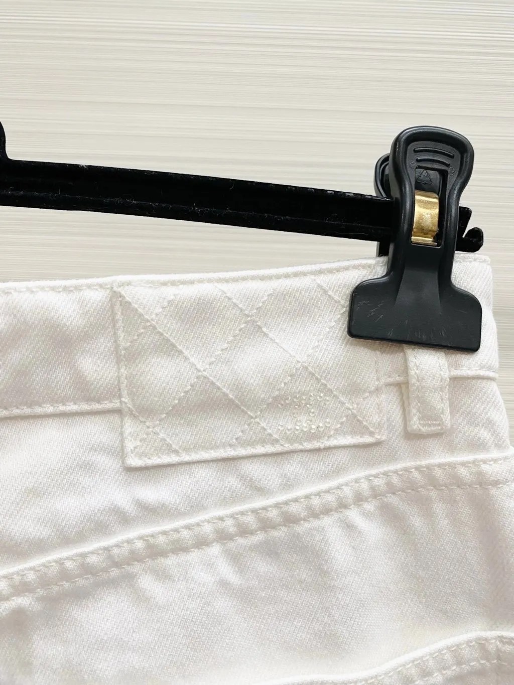 Chanel White Denim Jeans White Denim Very good - Box View