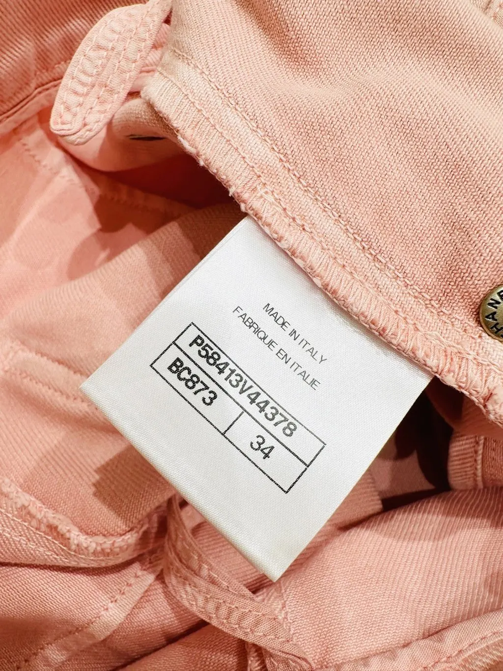 Chanel Pink Cotton Shorts Pink Cotton Very good - Box View