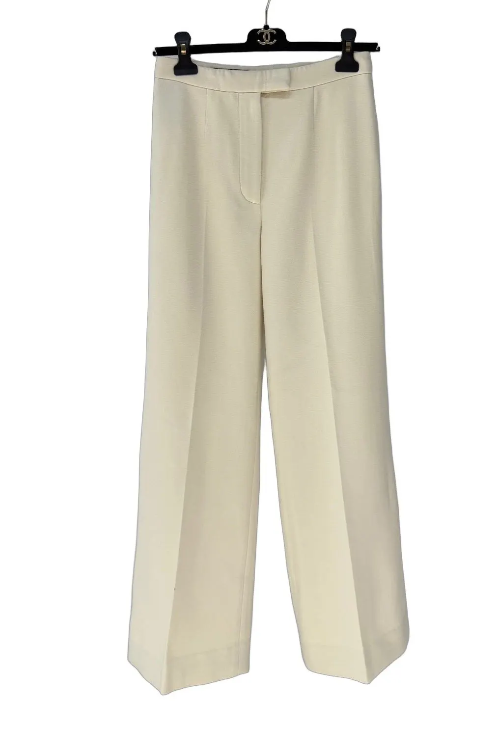 Loro Piana Ecru Wool Trousers