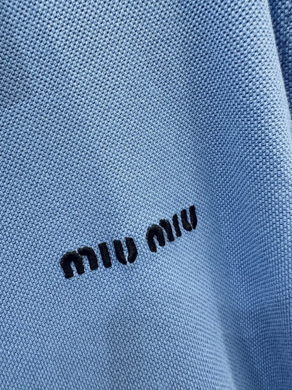 Miu Miu Blue Cotton Top Blue Cotton Very good - Inside View