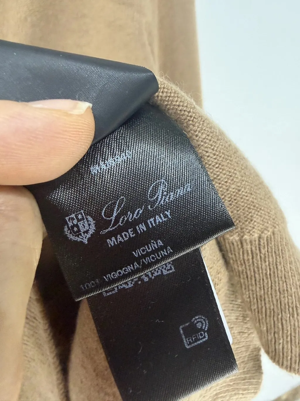 Loro Piana Camel Wool Knitwear Camel Wool Very good - Back View