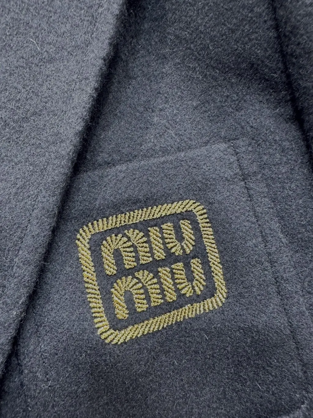 Miu Miu Navy Wool Jacket Navy Wool Very good - Inside View
