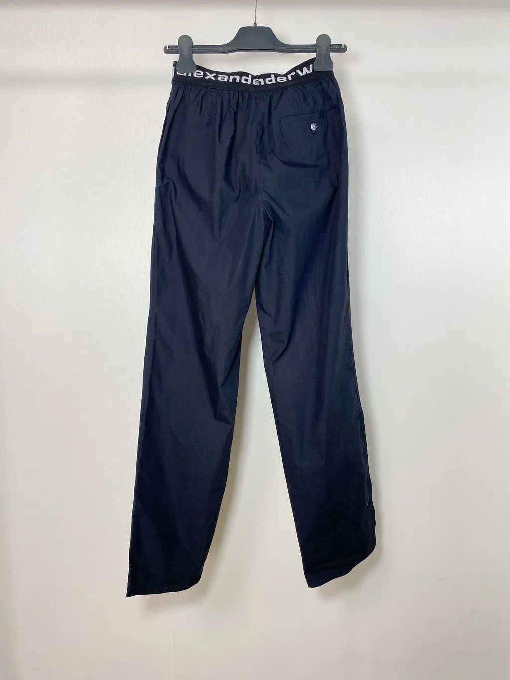Alexander Wang Navy Cotton Trousers Navy Cotton Very good - Back View