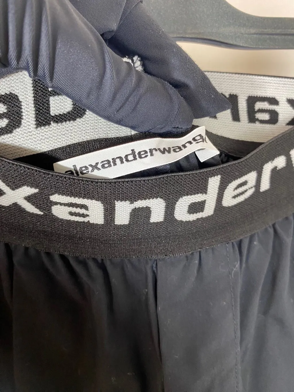 Alexander Wang Navy Cotton Trousers Navy Cotton Very good - Box View