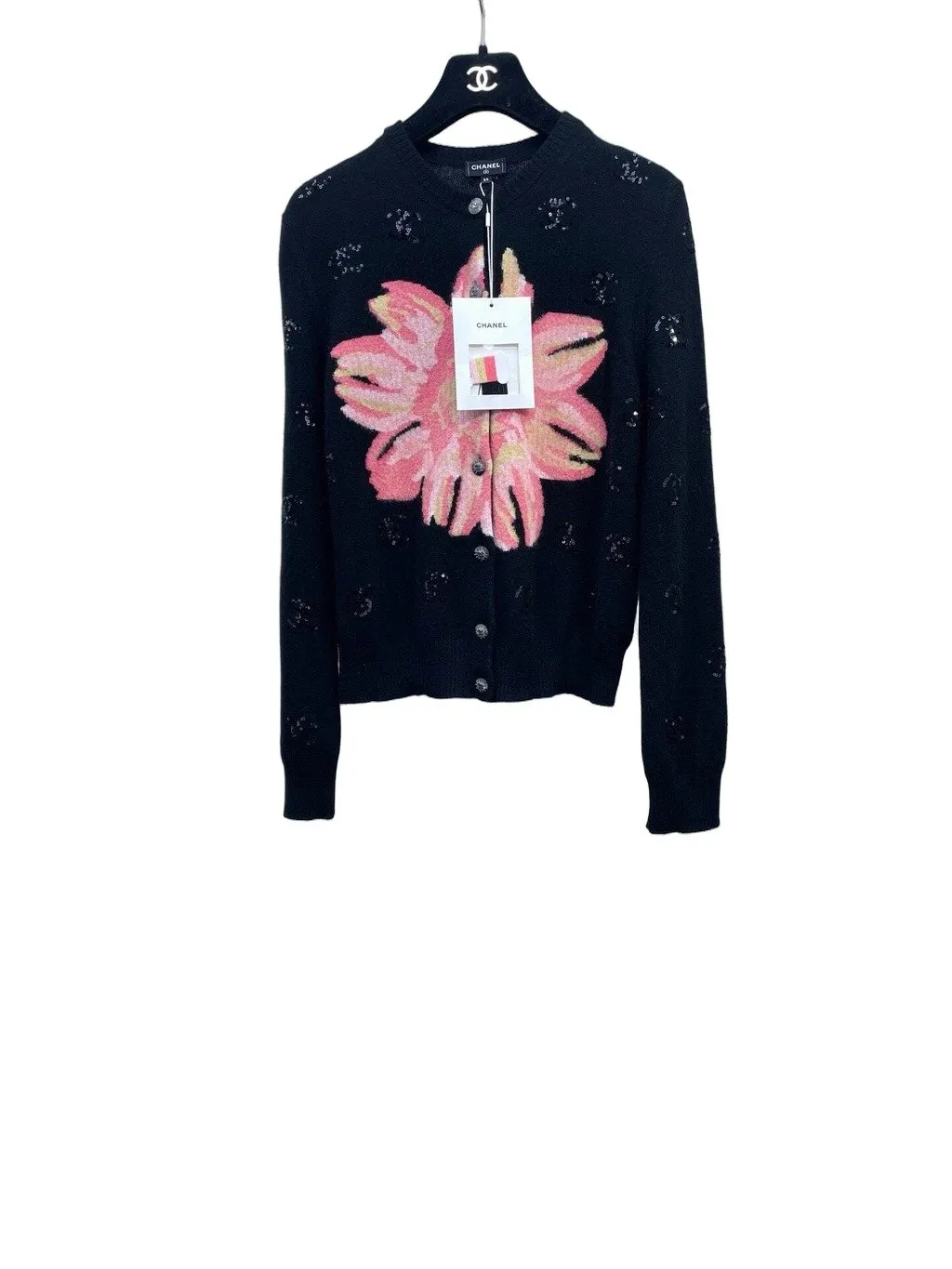 Chanel Black Cashmere Knitwear