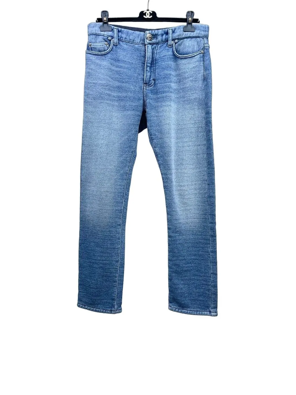 Chrome Hearts Blue Denim Jeans Blue Denim Very good - Front View
