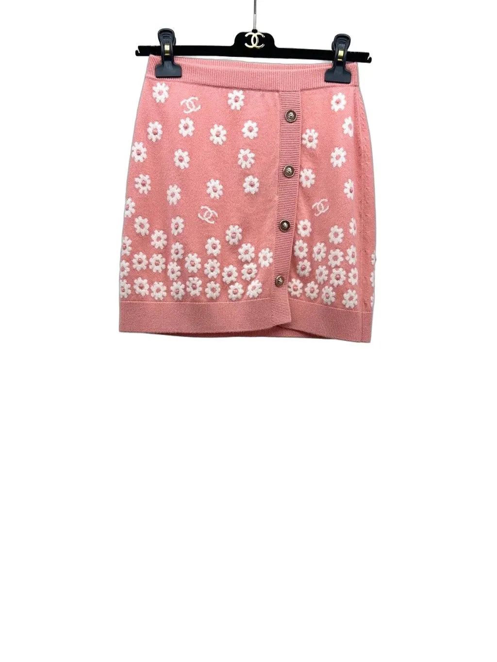 Chanel Cashmere Skirt MultiColor Cashmere Very good - Front View