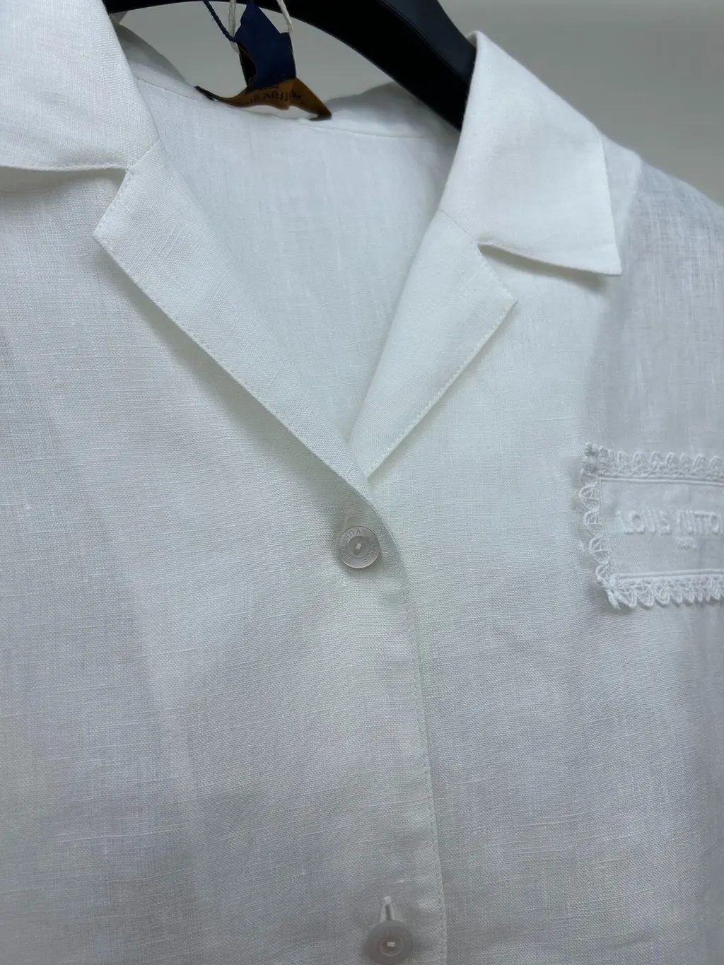 Louis Vuitton White Cotton Top White Cotton Very good - Inside View