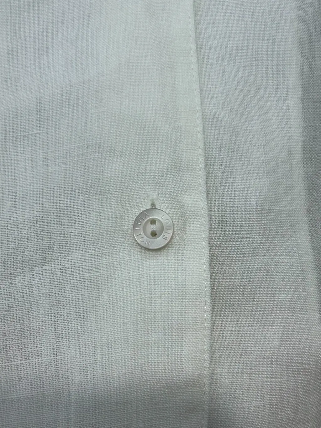 Louis Vuitton White Cotton Top White Cotton Very good - Box View
