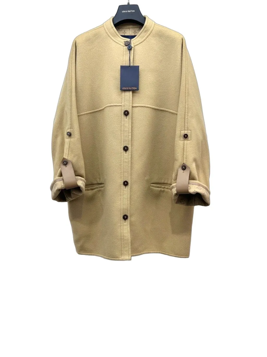 Louis Vuitton Beige Wool Coat