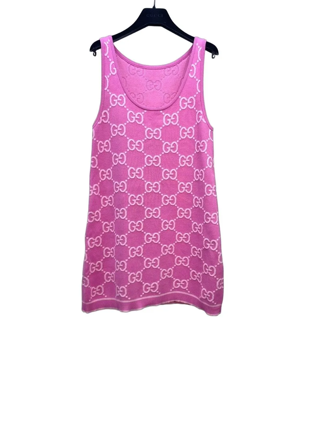 Gucci Pink Cotton Dress Pink Cotton Very good - Front View