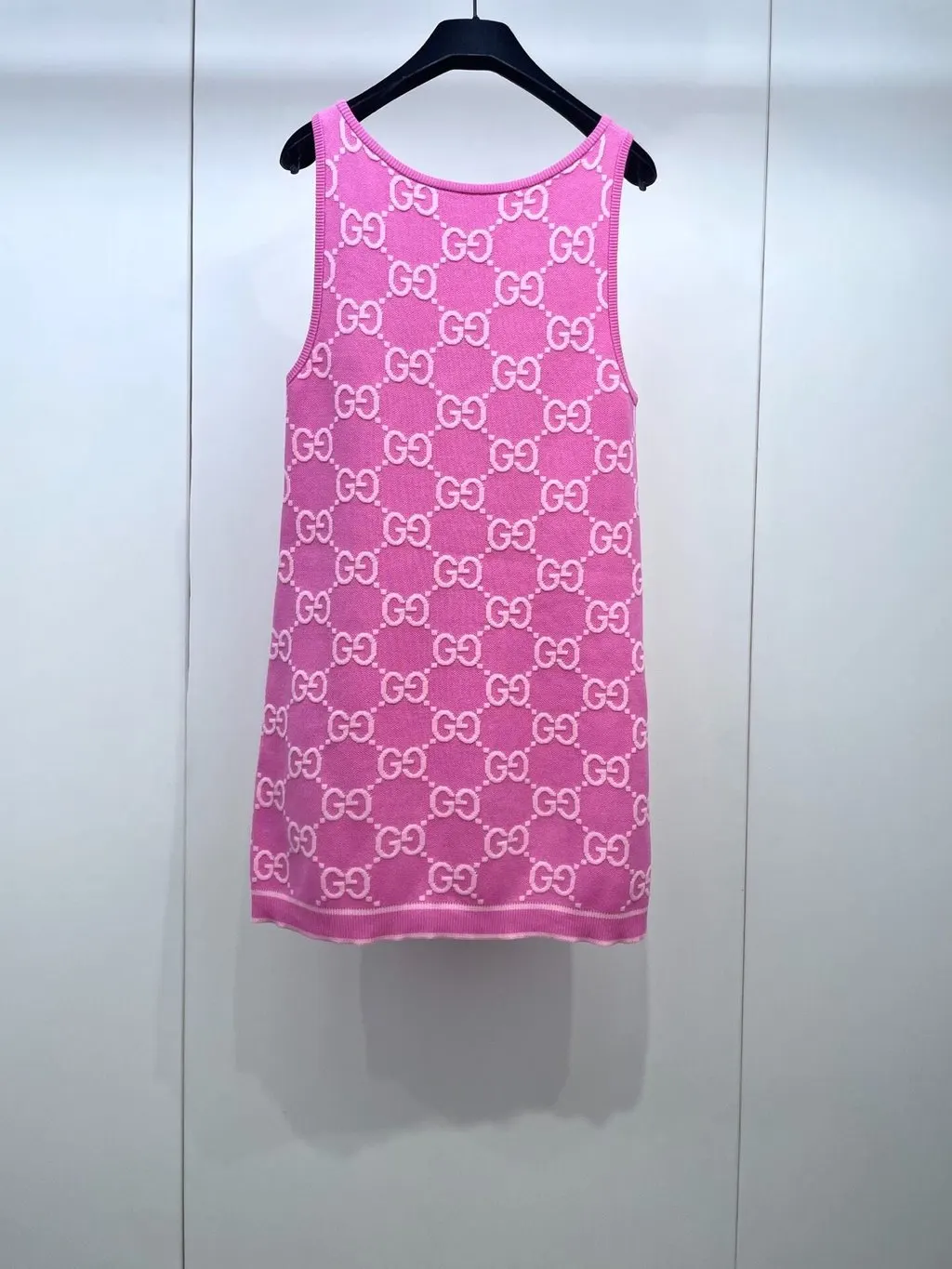 Gucci Pink Cotton Dress Pink Cotton Very good - Back View