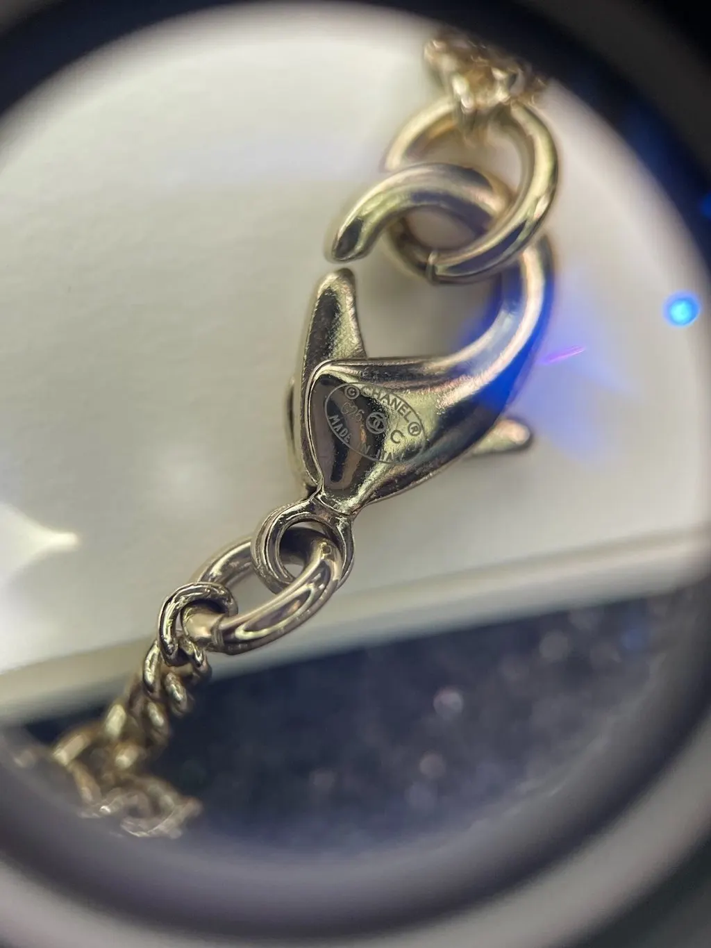 Chanel Coco Crush Gold Pink Bracelet Gold Very good - Inside View