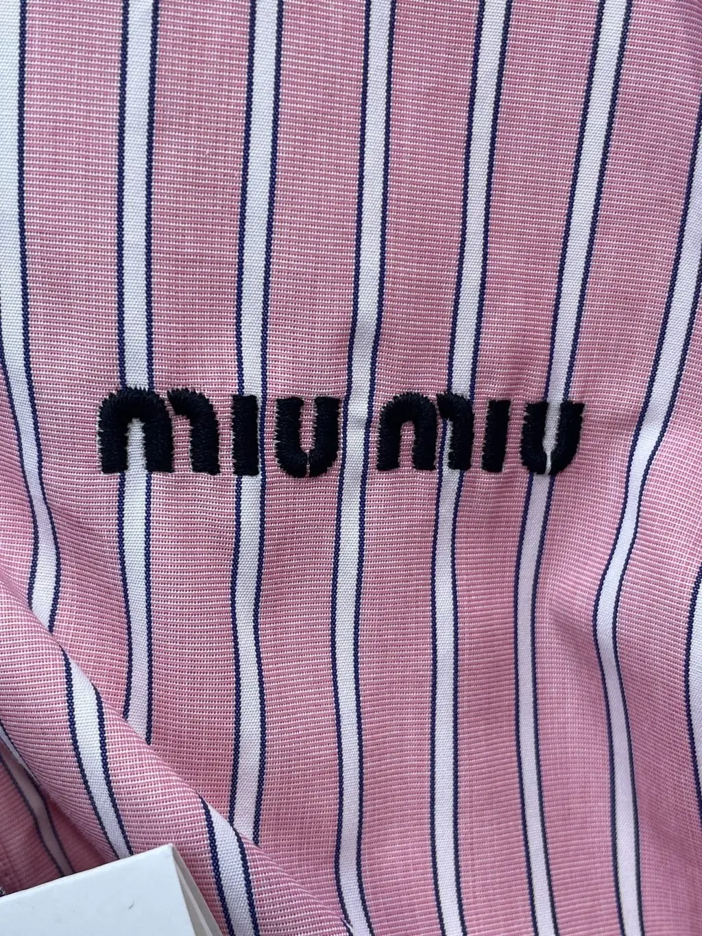 Miu Miu Cotton Dress MultiColor Cotton Very good - Inside View