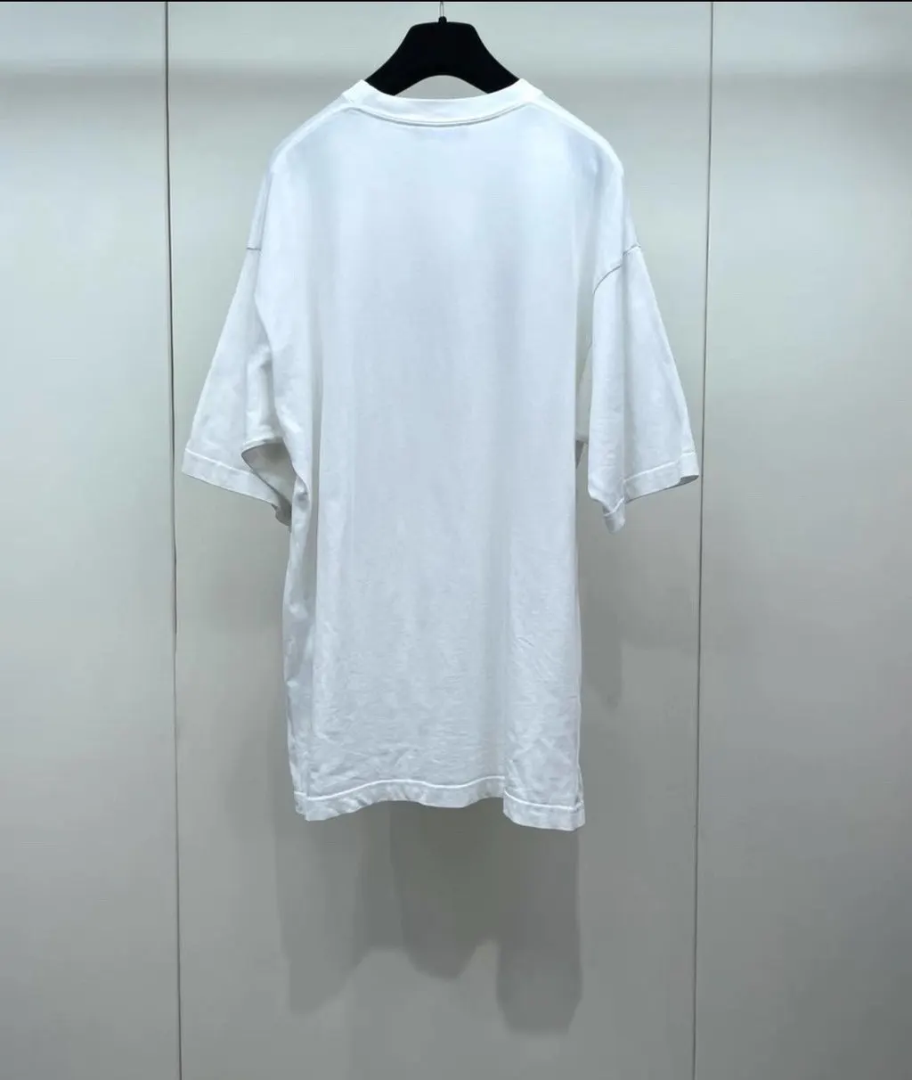 Balenciaga White Cotton Top White Cotton Very good - Back View