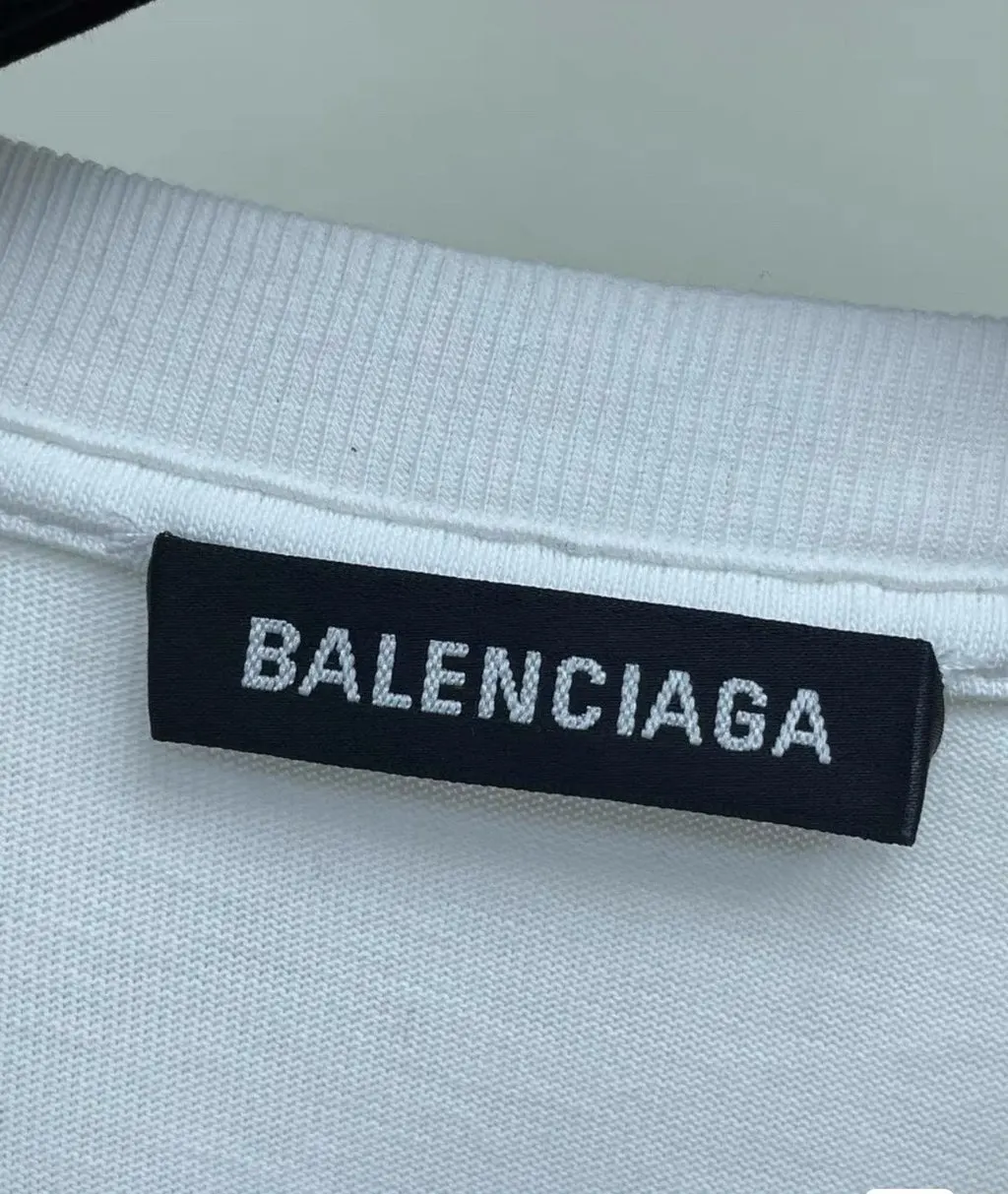 Balenciaga White Cotton Top White Cotton Very good - Model View