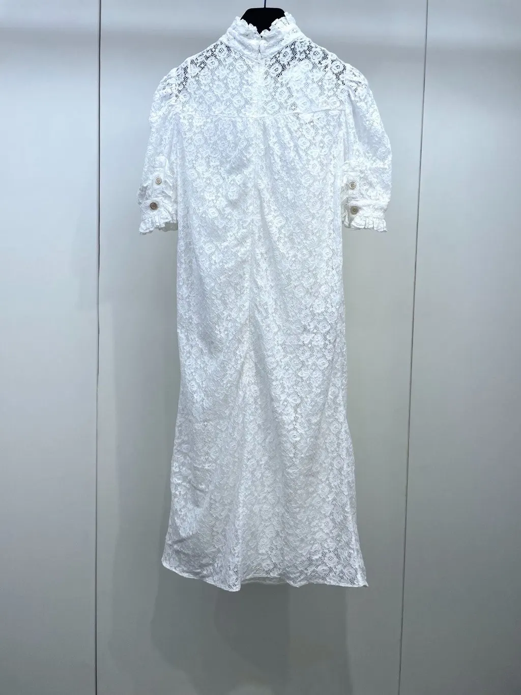 Gucci White Lace Dress White Lace Very good - Back View