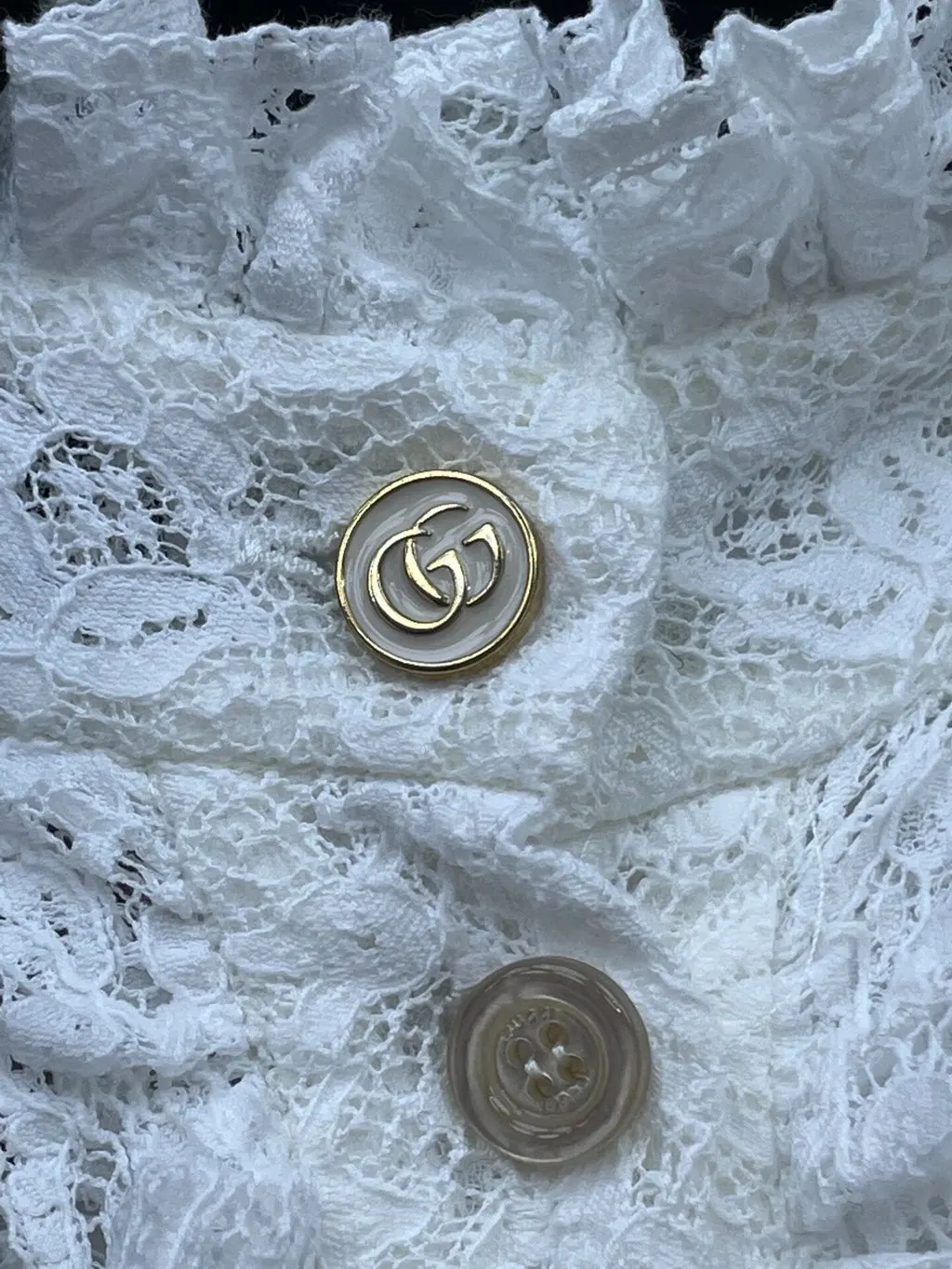 Gucci White Lace Dress White Lace Very good - Inside View