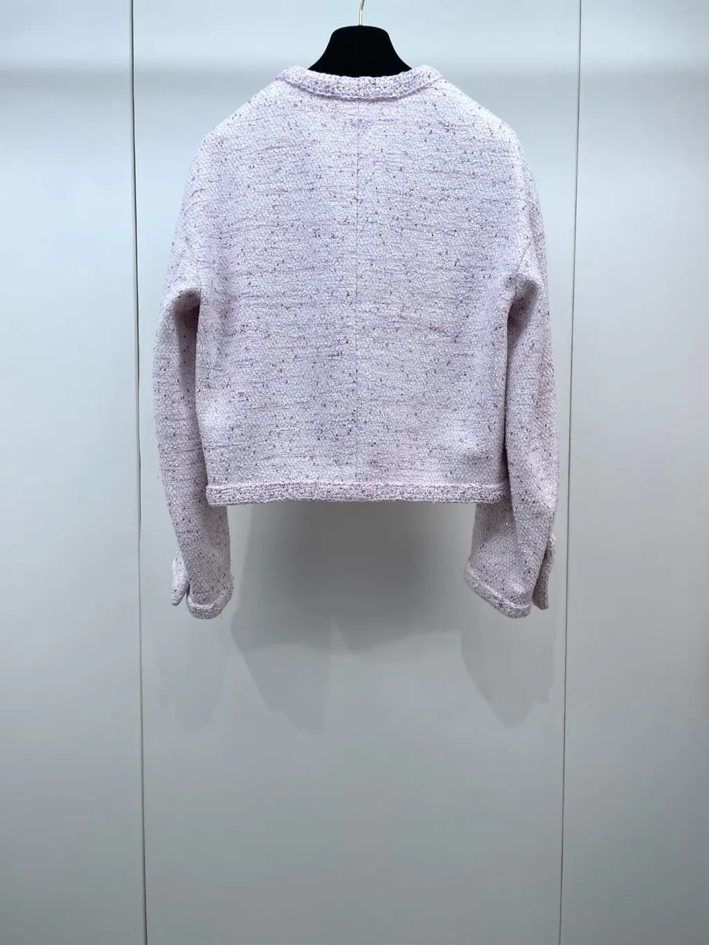 Chanel Tweed Jacket MultiColor Tweed Very good - Back View