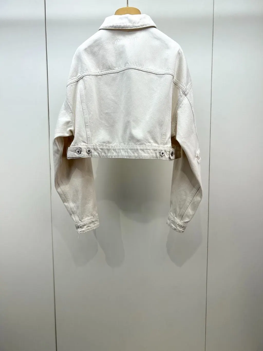 Miu Miu Beige Denim Jacket Beige Denim Very good - Box View