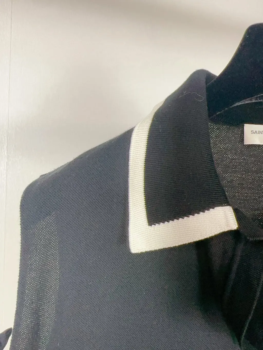 Saint Laurent Black Cotton Top Black Cotton Very good - Inside View