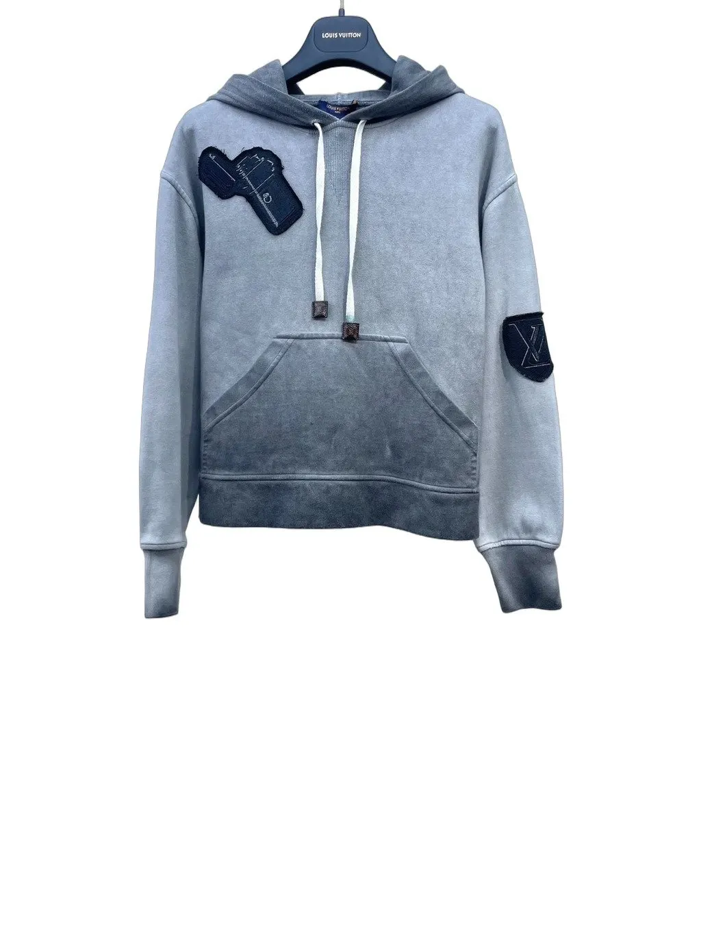 Louis Vuitton Grey Cotton Top Grey Cotton Very good - Front View