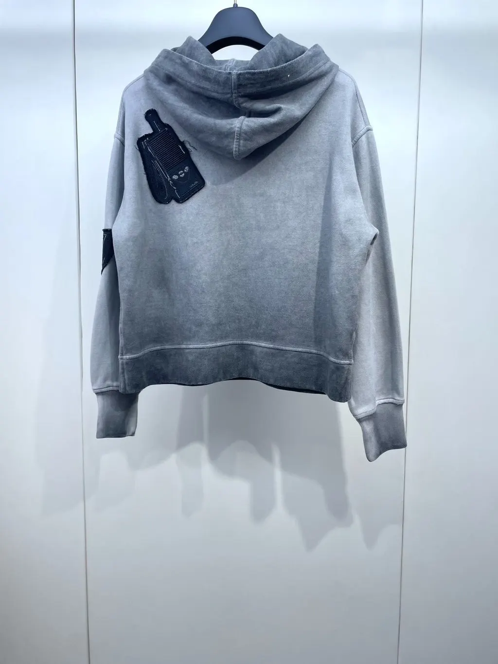 Louis Vuitton Grey Cotton Top Grey Cotton Very good - Back View