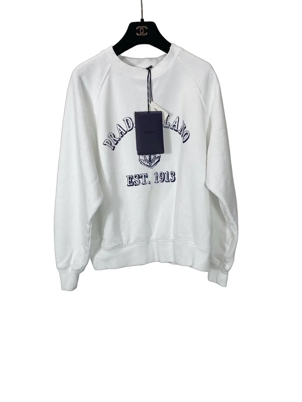 Prada White Cotton Top