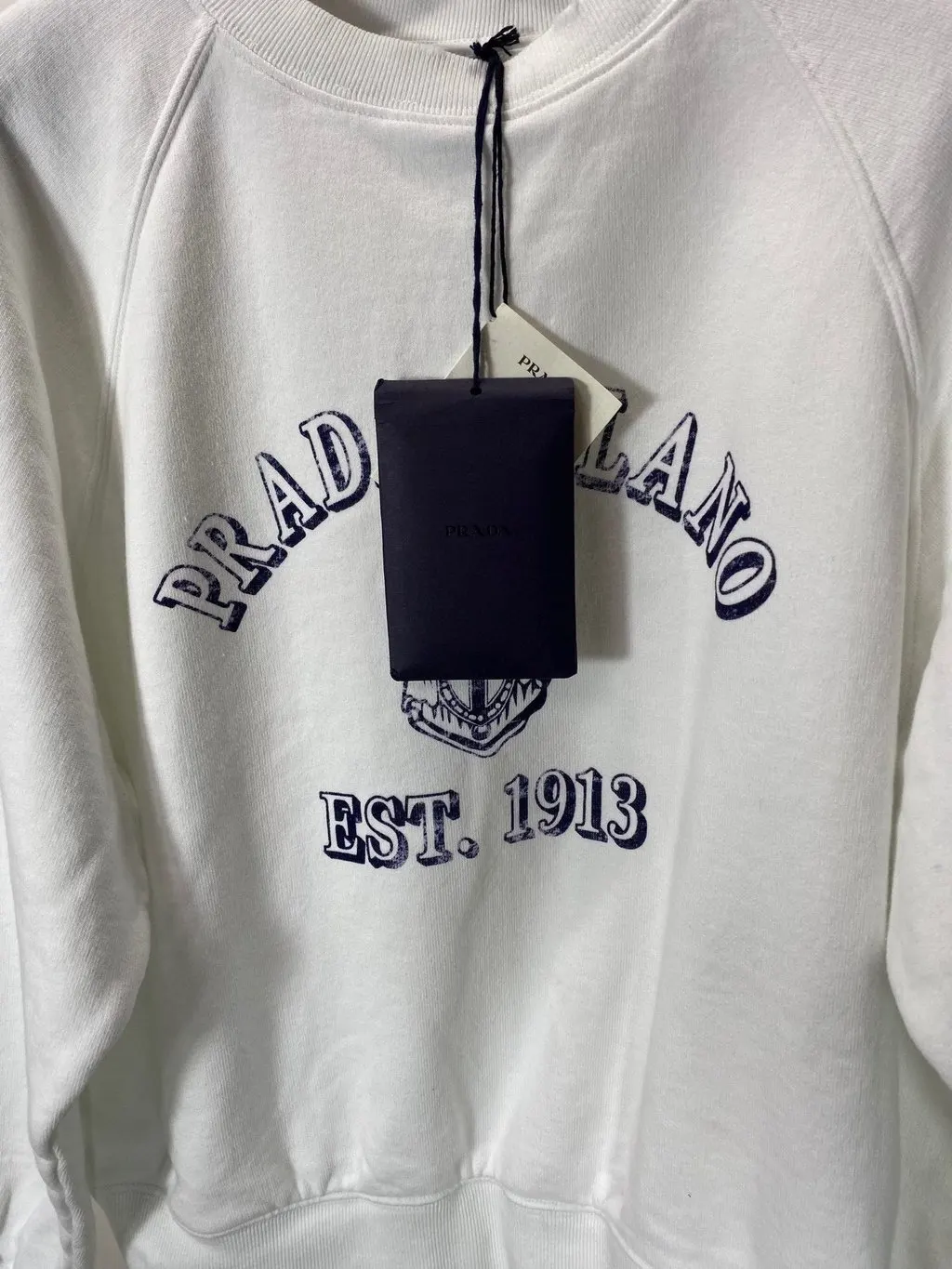 Prada White Cotton Top White Cotton Very good - Box View