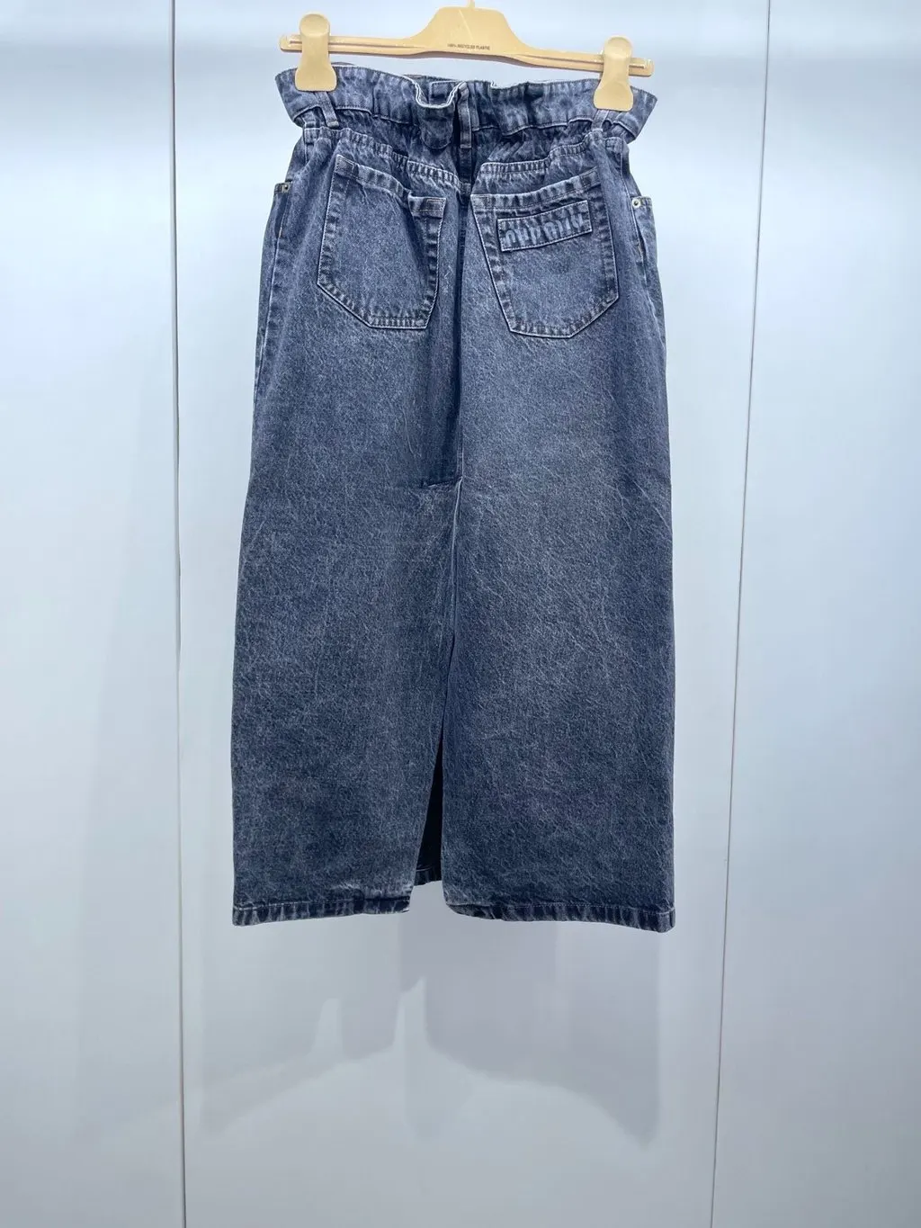 Miu Miu Blue Denim Skirt Blue Denim Very good - Back View