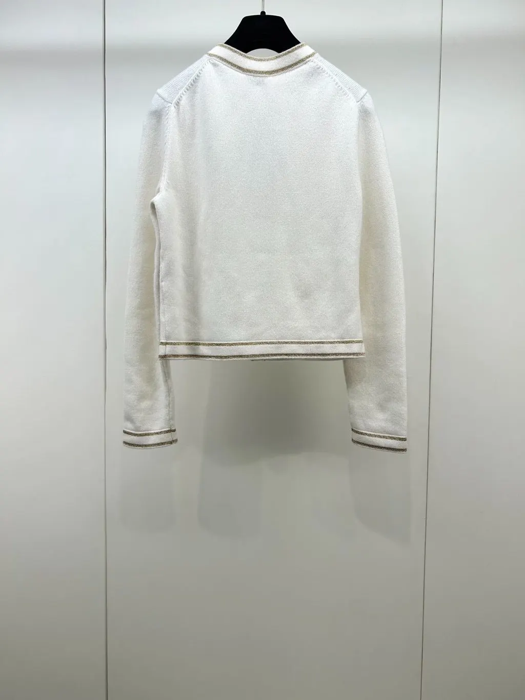 Chanel White Cashmere Knitwear White Cashmere Very good - Back View
