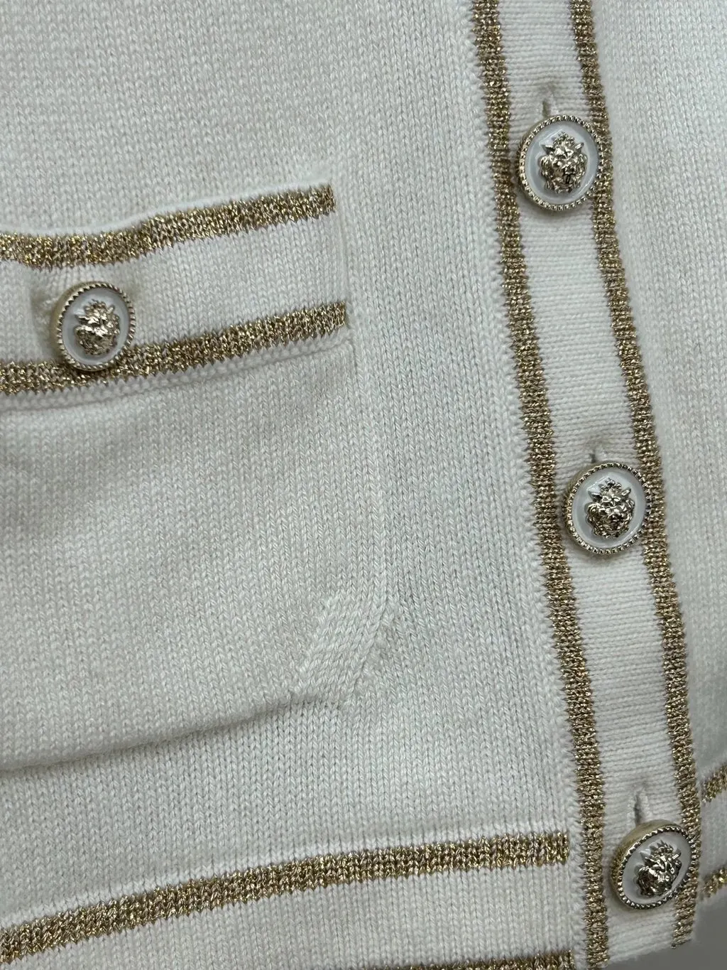 Chanel White Cashmere Knitwear White Cashmere Very good - Inside View