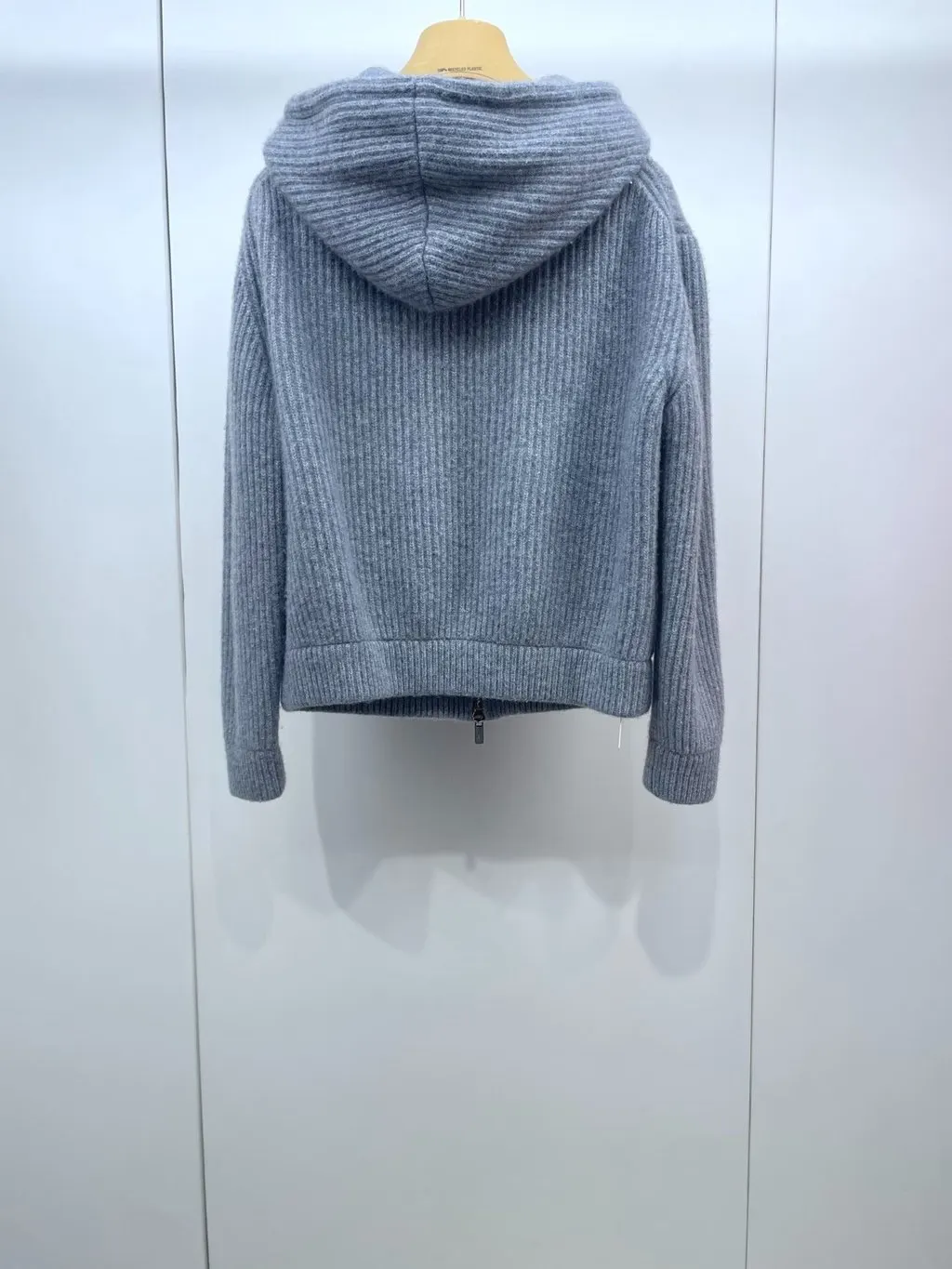 Miu Miu Grey Wool Knitwear Grey Wool Very good - Back View