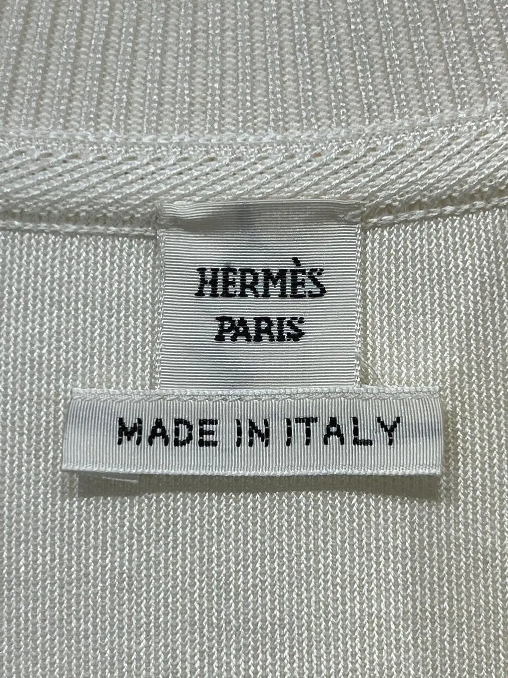 Hermès White Silk Jacket White Silk Very good - Model View