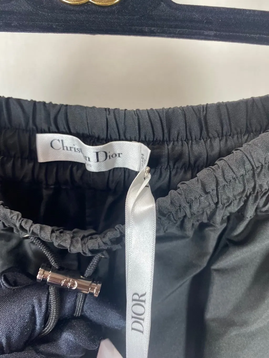 Dior Black Cotton Shorts Black Cotton Never worn, with tag - Inside View