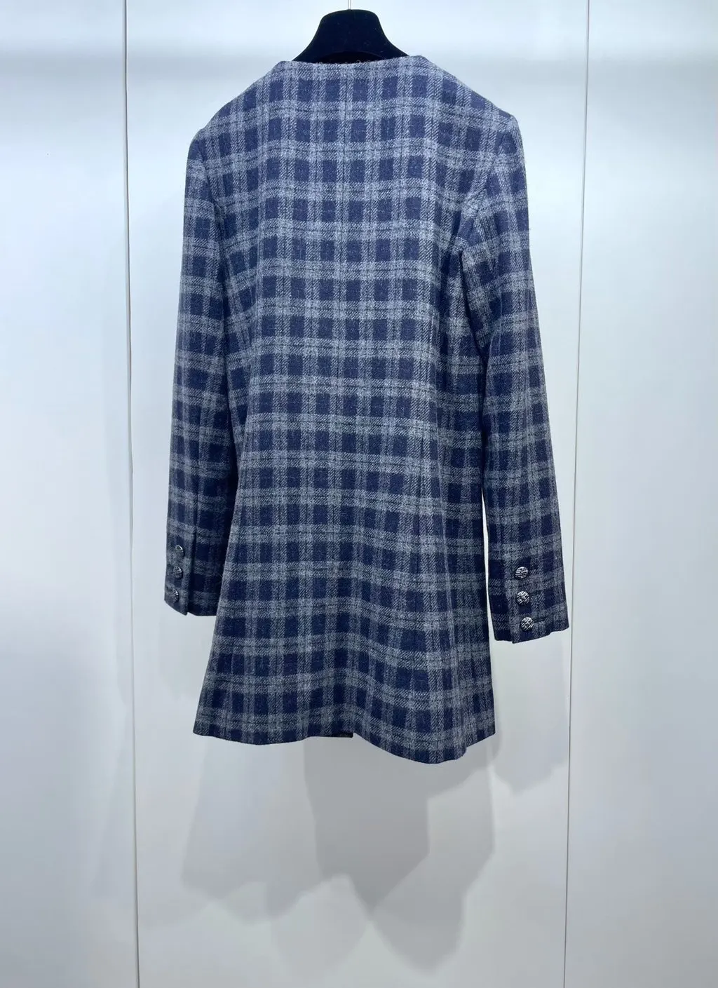 Chanel Tweed Dress MultiColor Tweed Very good - Back View