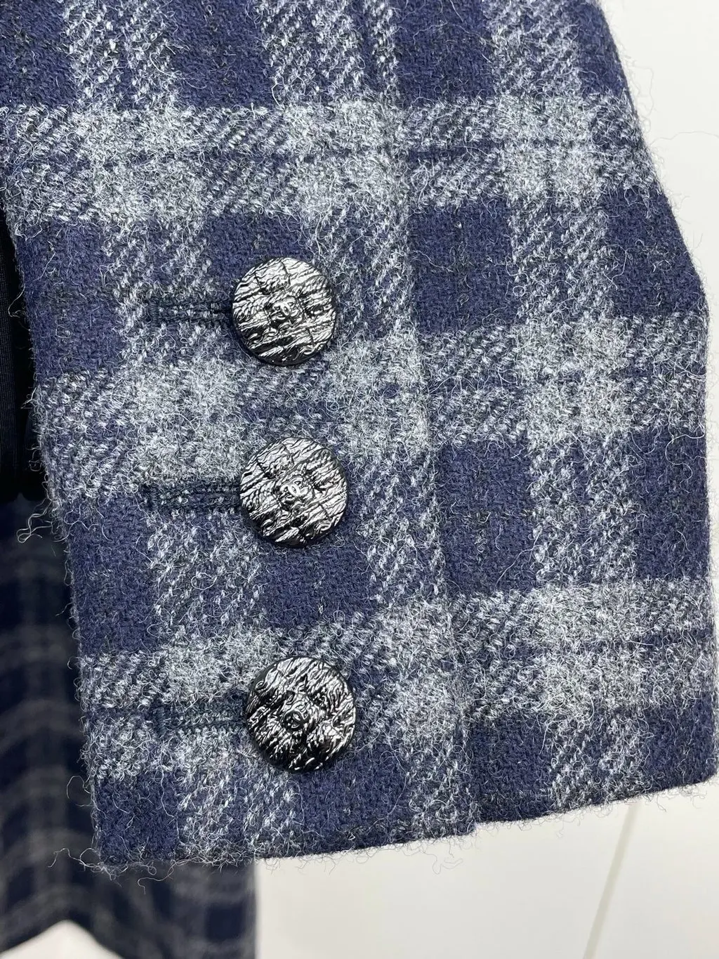 Chanel Tweed Dress MultiColor Tweed Very good - Inside View