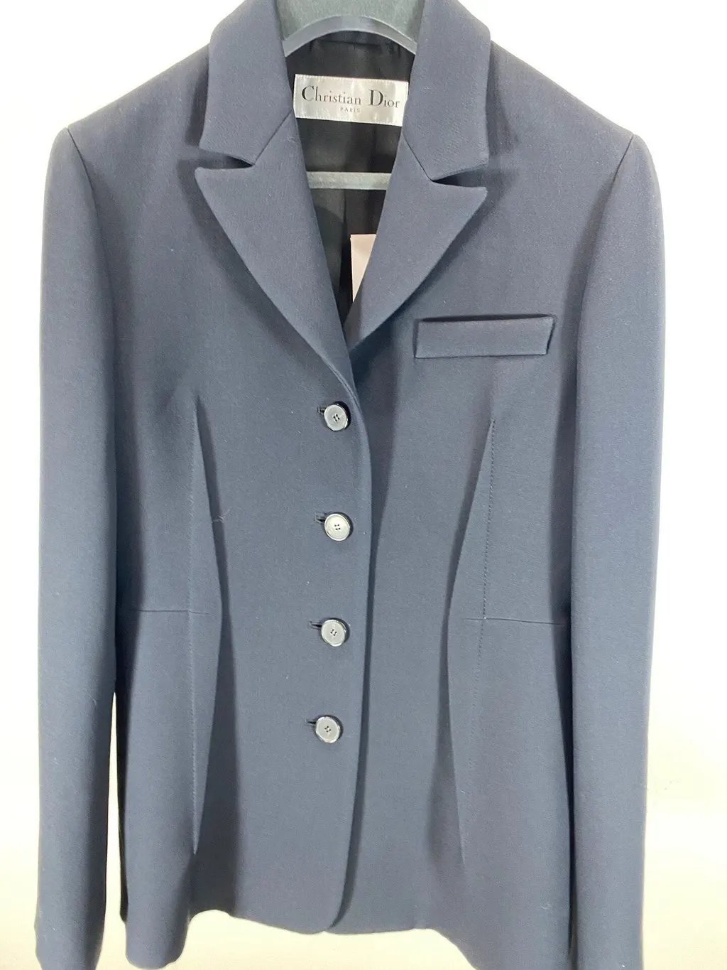 Dior Navy Wool Jacket Navy Wool Very good - Box View