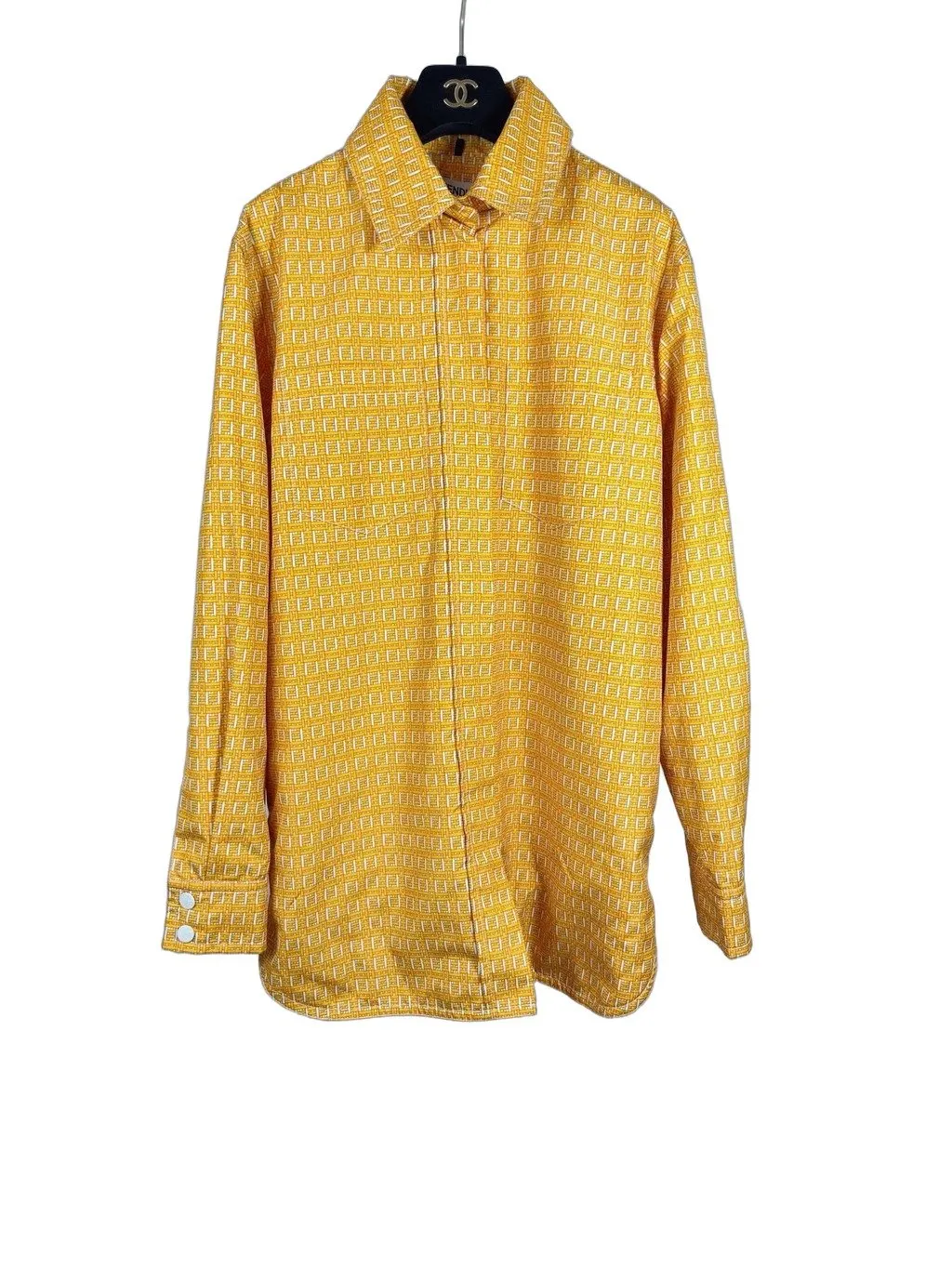 Fendi Yellow Polyamide Jacket