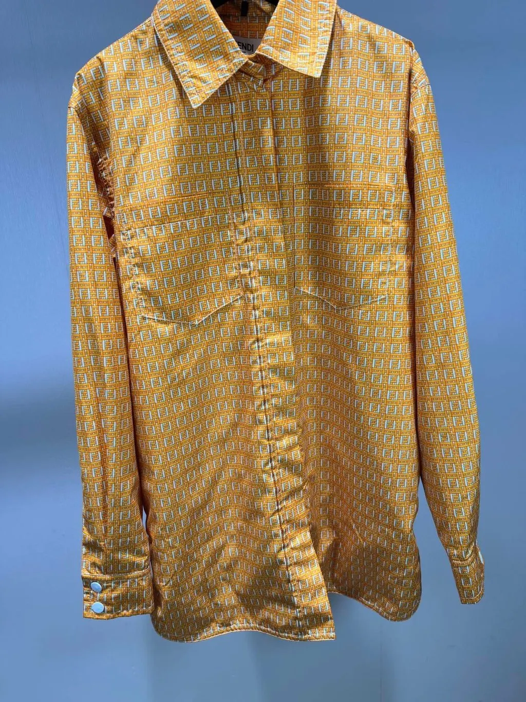 Fendi Yellow Polyamide Jacket Yellow Polyamide Very good - Inside View