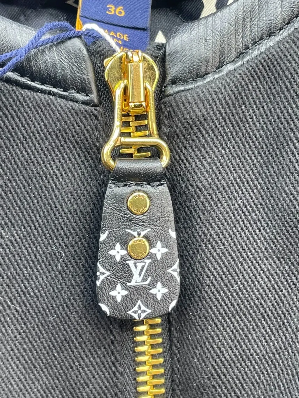 Louis Vuitton Navy Cotton Jacket Navy Cotton Very good - Box View