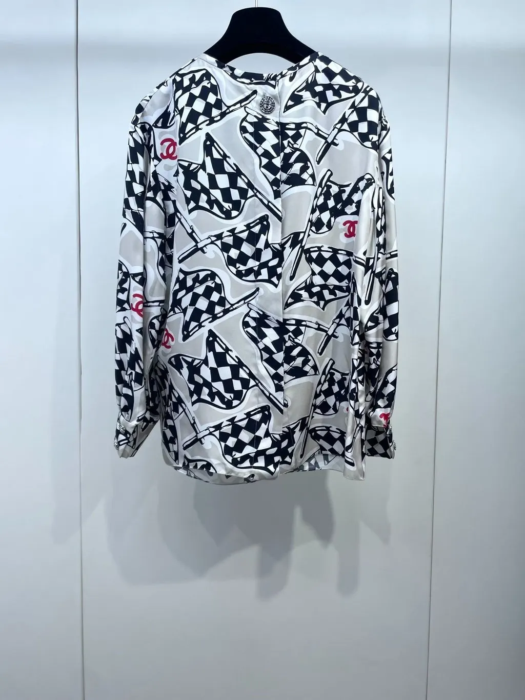 Chanel Silk Top MultiColor Silk Very good - Back View