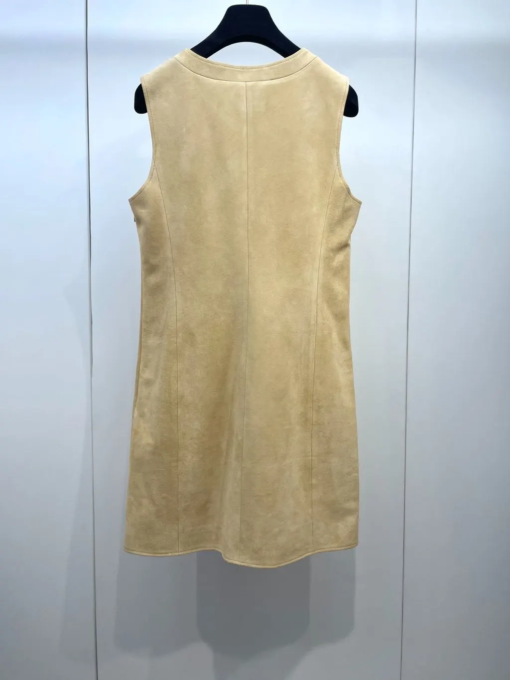Chanel Camel Suede Dress Camel Suede Very good - Back View