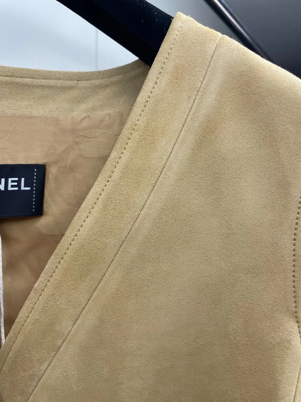 Chanel Camel Suede Dress Camel Suede Very good - Box View