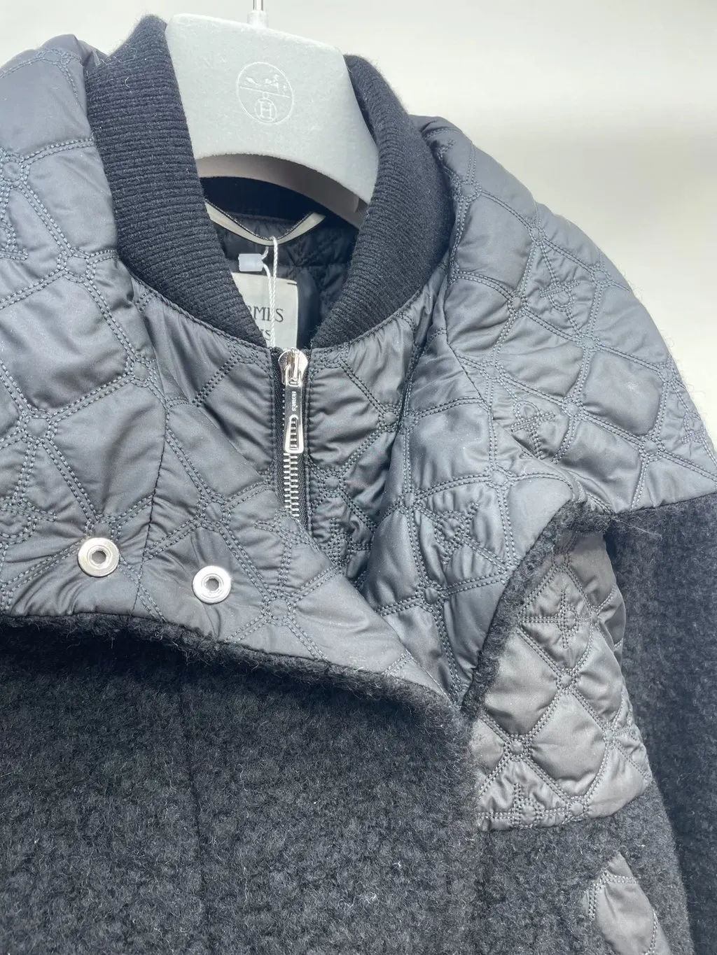 Hermès Black Polyamide Jacket Black Polyamide Very good - Model View