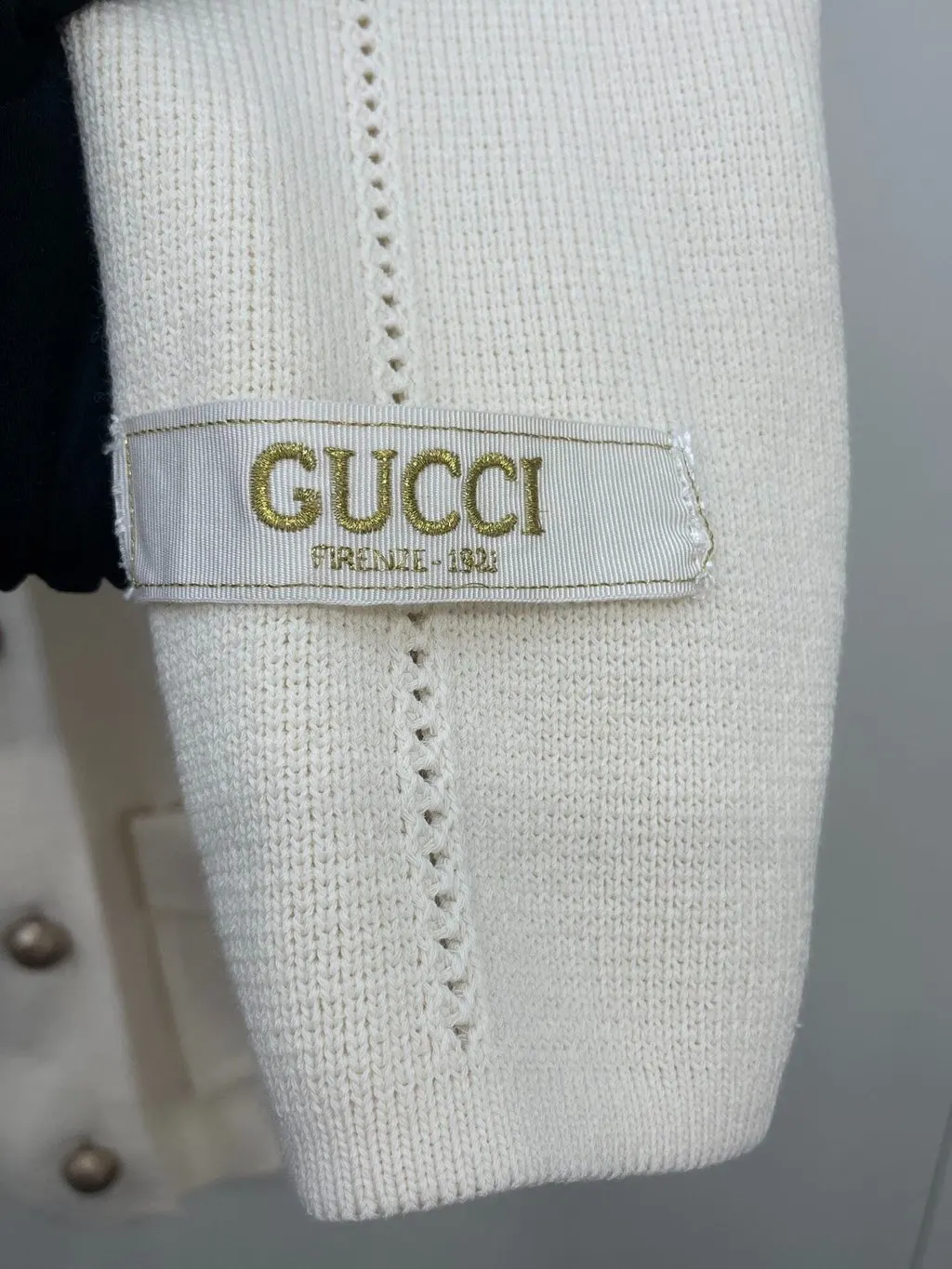 Gucci Ecru Wool Jacket Ecru Wool Very good - Inside View