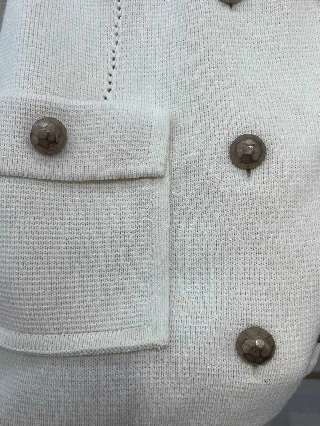 Gucci Ecru Wool Jacket Ecru Wool Very good - Model View