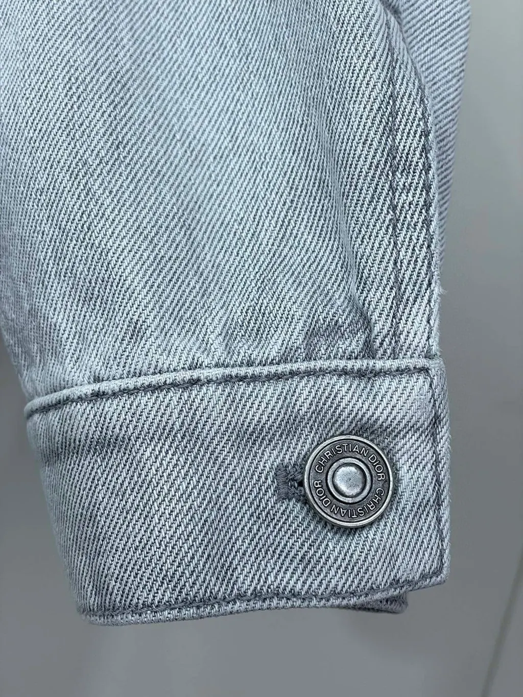 Dior Blue Denim Jacket Blue Denim Very good - Model View