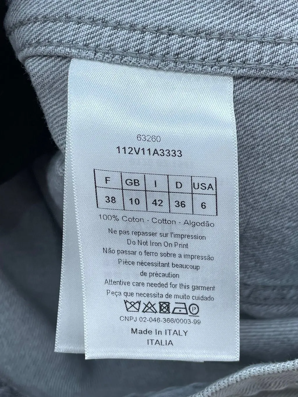 Dior Blue Denim Jacket Blue Denim Very good - Box View