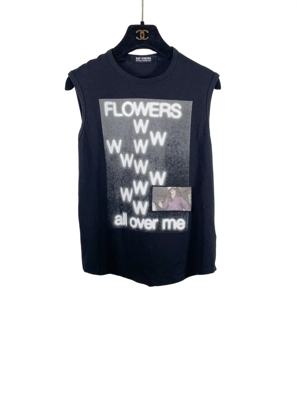 Raf Simons Black Cotton T-Shirt